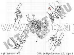 Опора двигателя передняя Geely Emgrand X7 NL4 1016014540