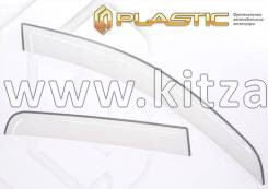Дефлекторы на окна (комплект 4шт) "Фирма CA-plastic" белая шелкография JAC J7 2010030416182
