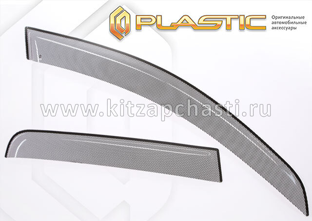 Дефлекторы на окна (комплект 4шт) "Фирма CA-plastic" черная шелкография JAC J7 2010030516189